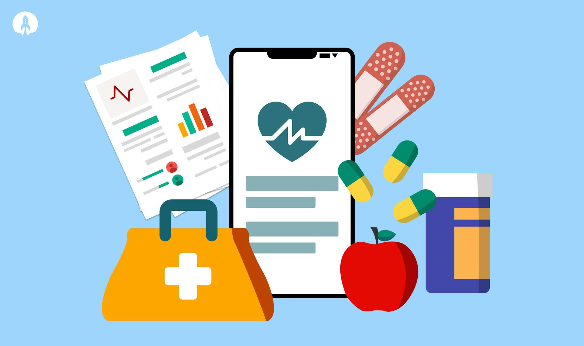 illustration of medical kit