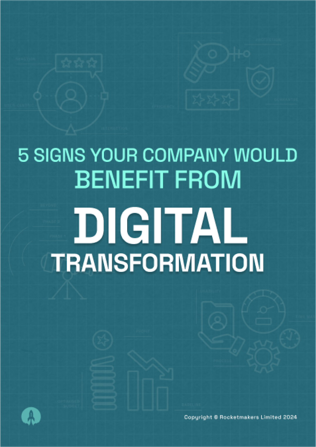 image of the front cover of the digital transformation ebook