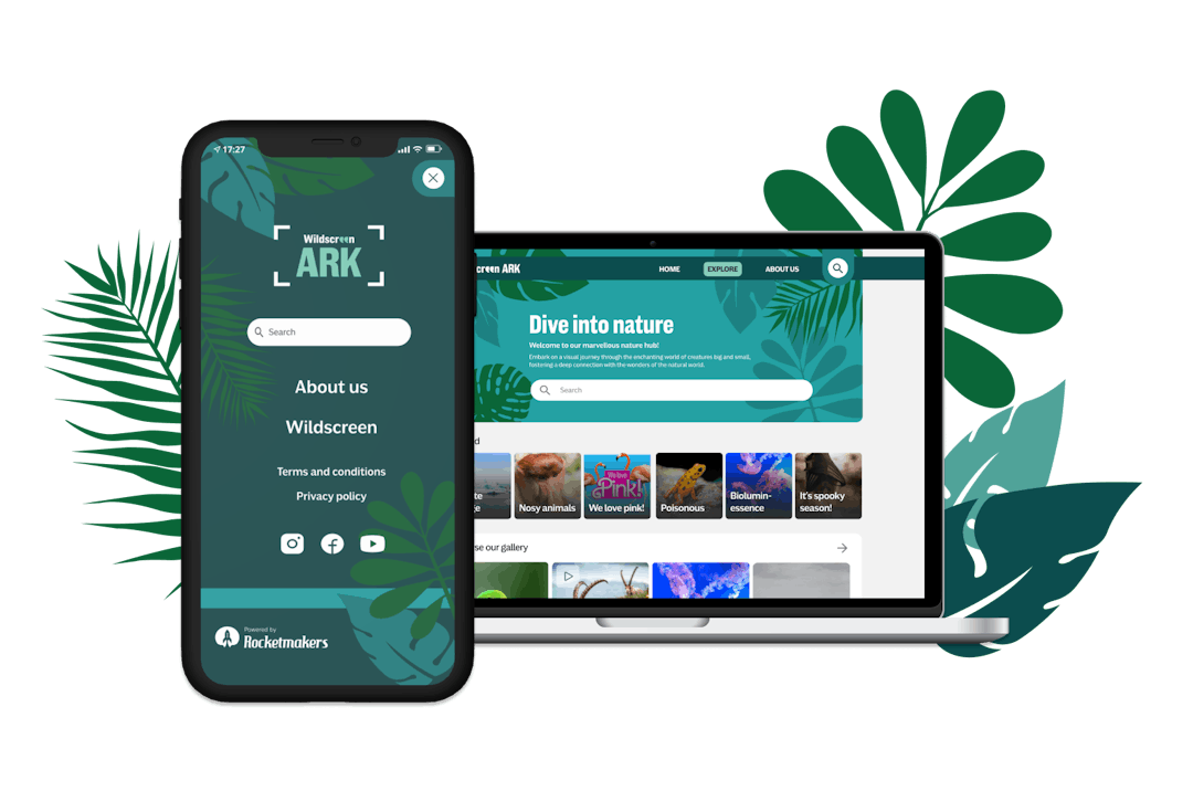 wildscreen ark phone and laptop