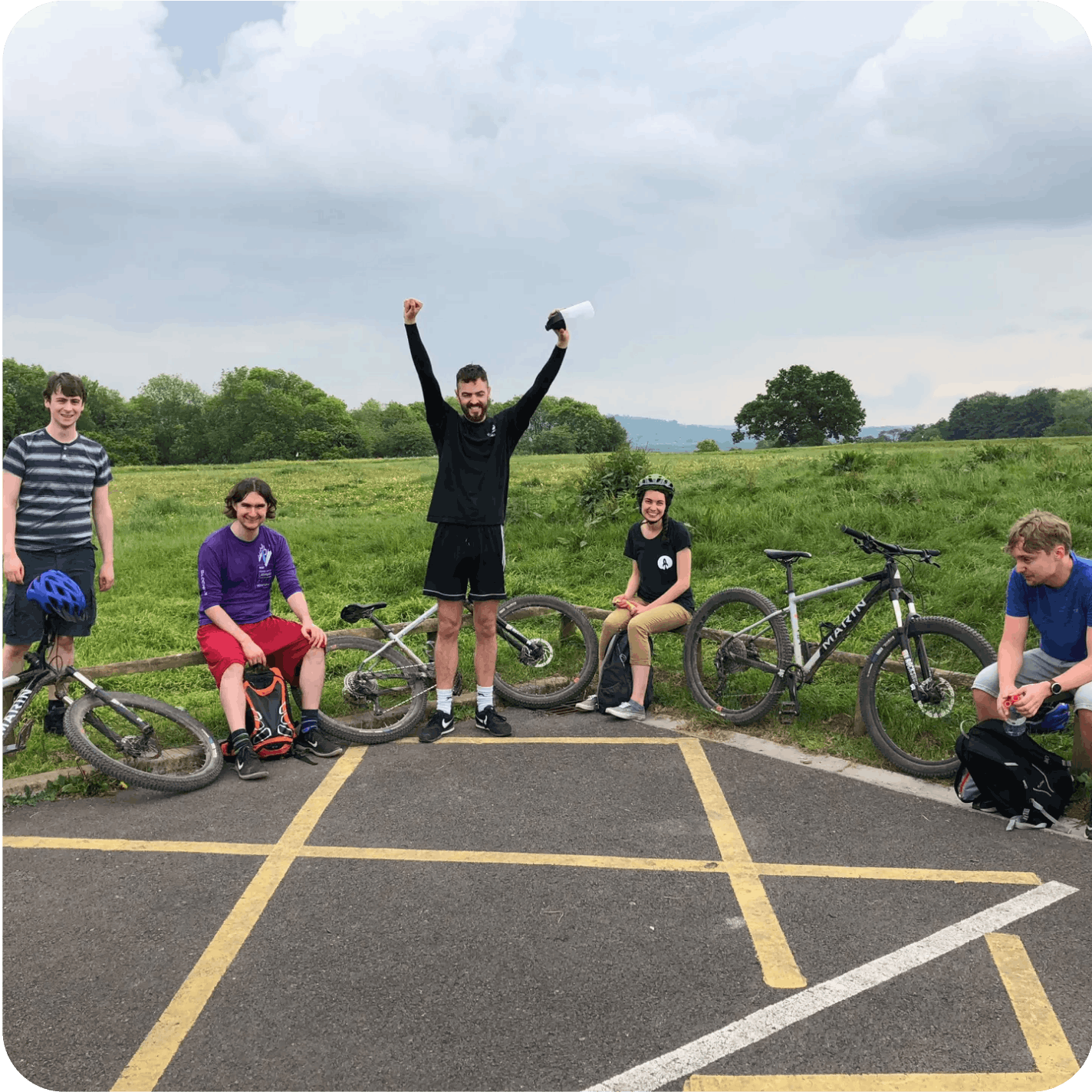 rocketmakers team cycled to the top 