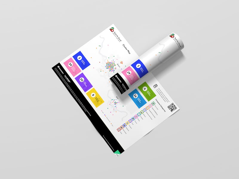 Tech for Good Bristol and Bath printed map