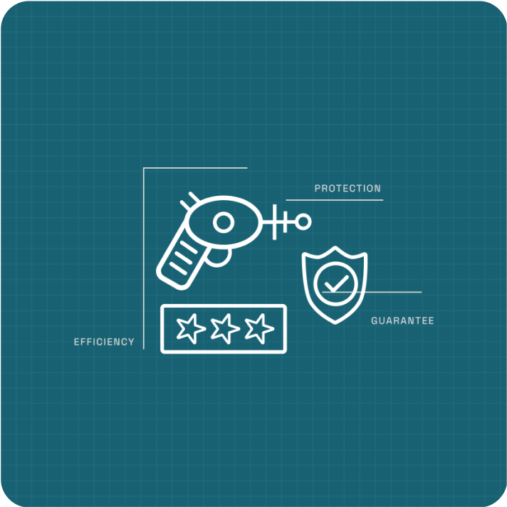 Blueprint of a ray gun