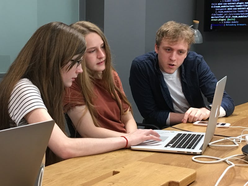 Ben helps young women with tech
