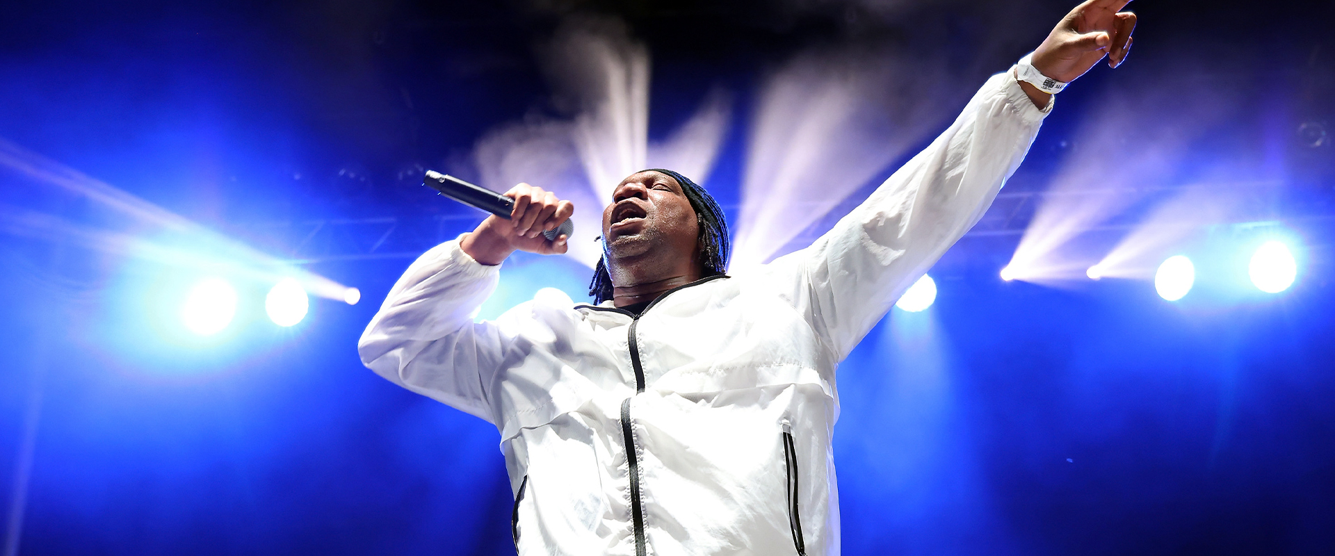 KRS-One performs during "It's Time For Hip Hop In NYC: The Bronx" at Orchard Beach on August 16, 2021 in Bronx, New York. 