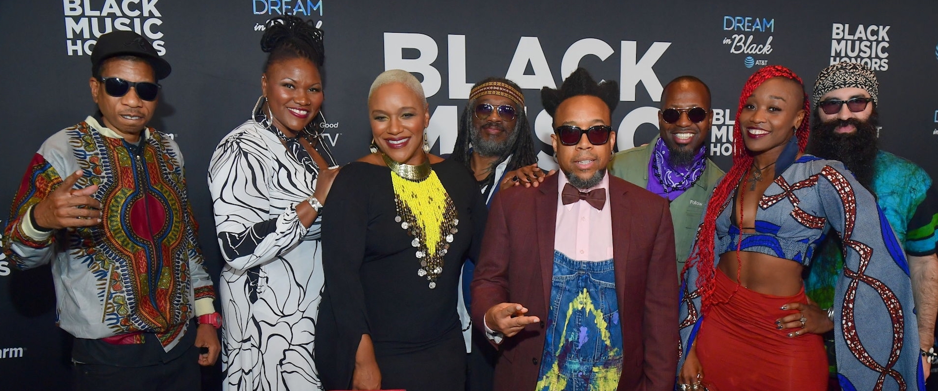 The rap group Arrested Development circa 2019