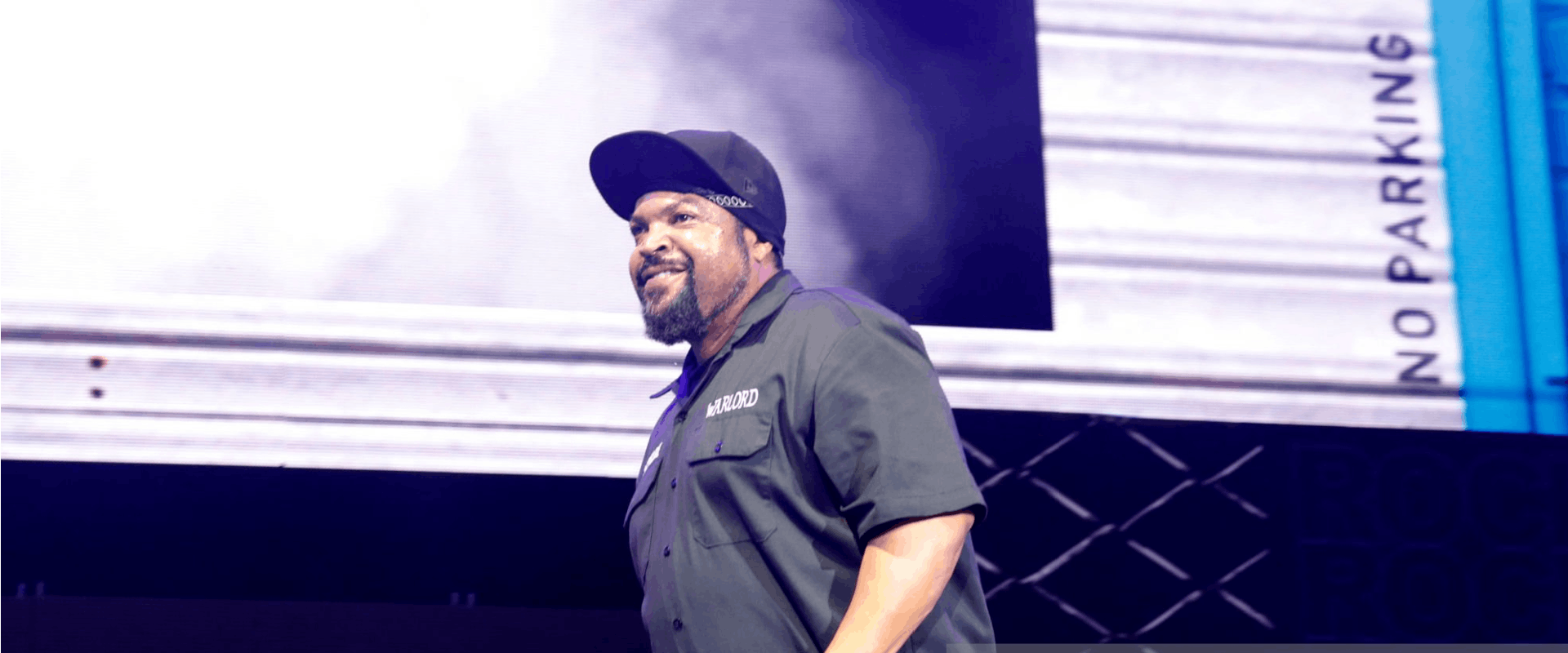 Ice Cube onstage.