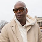Dave Chappelle attends the Dior Homme Fall/Winter 2022/2023 show as part of Paris Fashion Week on January 21, 2022 in Paris, France.