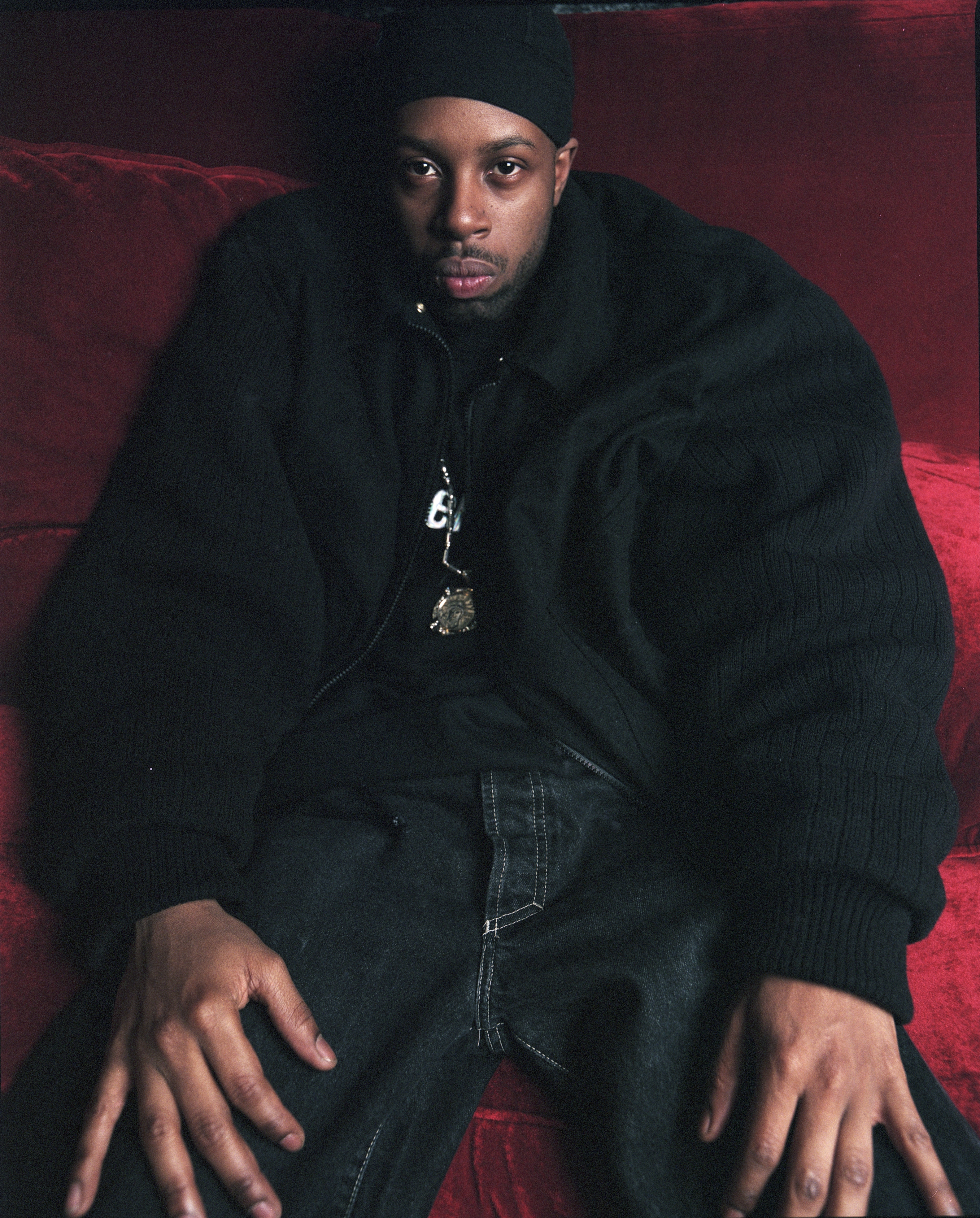 Hip hop artist J Dilla of the group Slum Village photographed at the Key Club in 2000 in West Hollywood, California. 
