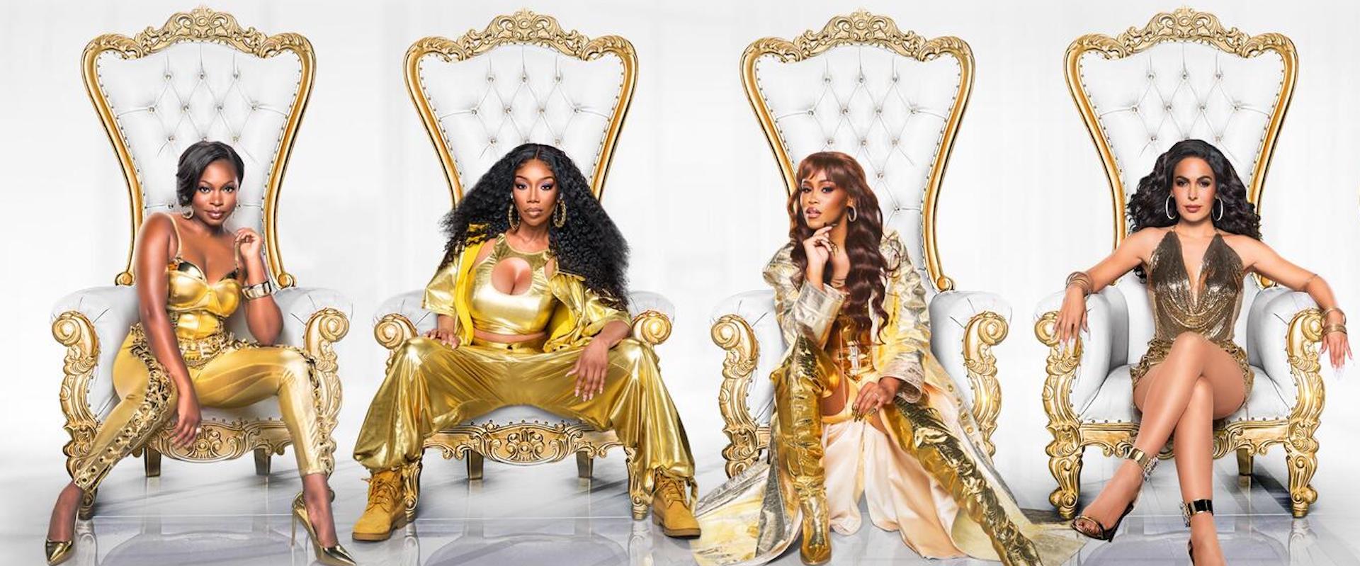 (L-R) Naturi Naughton, Brandy, Eve, Nadine Valezquez