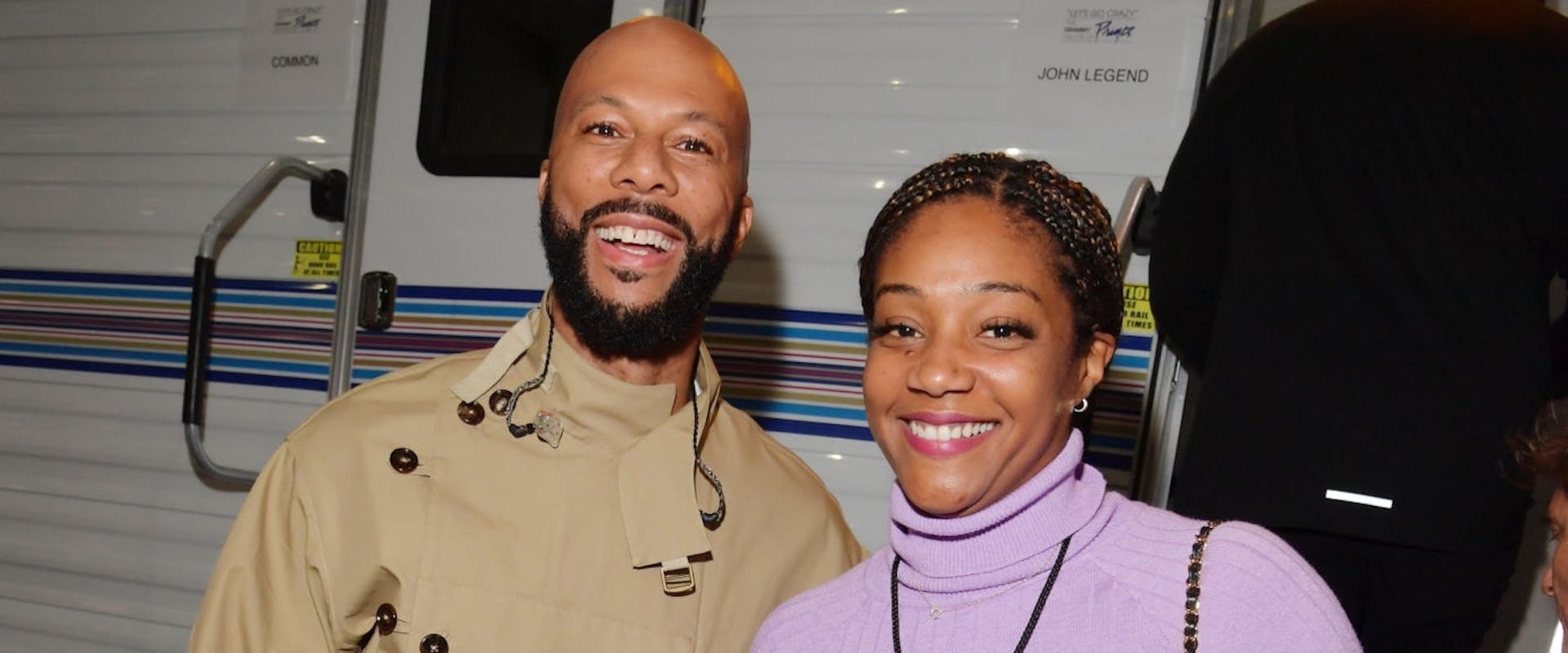 Common and Tiffany Haddish attend the 62nd Annual GRAMMY Awards "Let's Go Crazy" The GRAMMY Salute To Prince.
