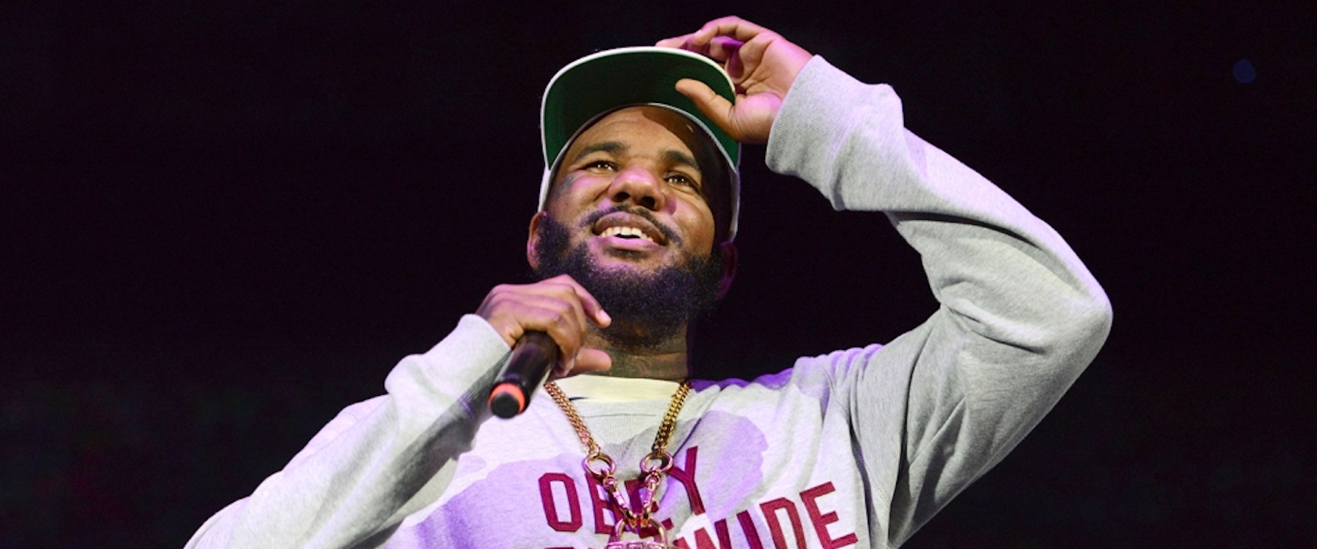 The Game performs onstage at Irvine Meadows Amphitheatre on July 18, 2015 in Irvine, Calif. 
