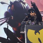 LAS VEGAS, NEVADA - OCTOBER 21: RZA of Wu-Tang Clan performs during a stop of the N.Y. State of Mind tour at MGM Grand Garden Arena on October 21, 2023 in Las Vegas, Nevada. (Photo by Ethan Miller/Getty Images)
