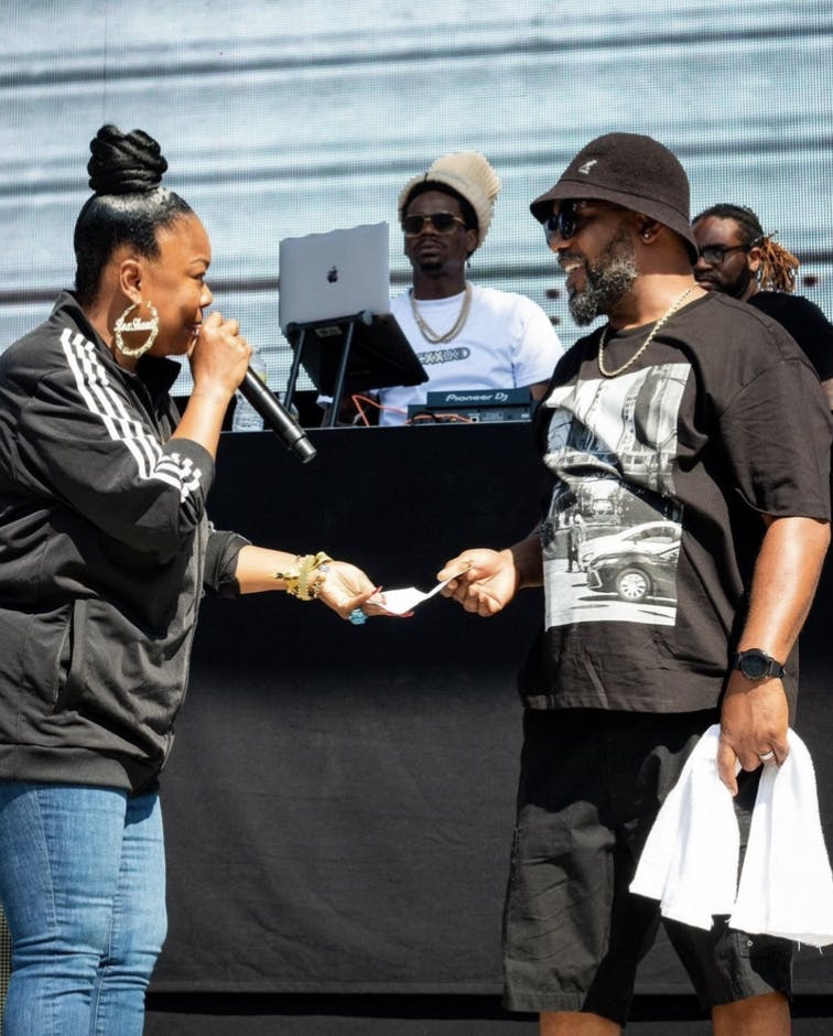Roxanne Shante at the Rock The Bells Festival.
