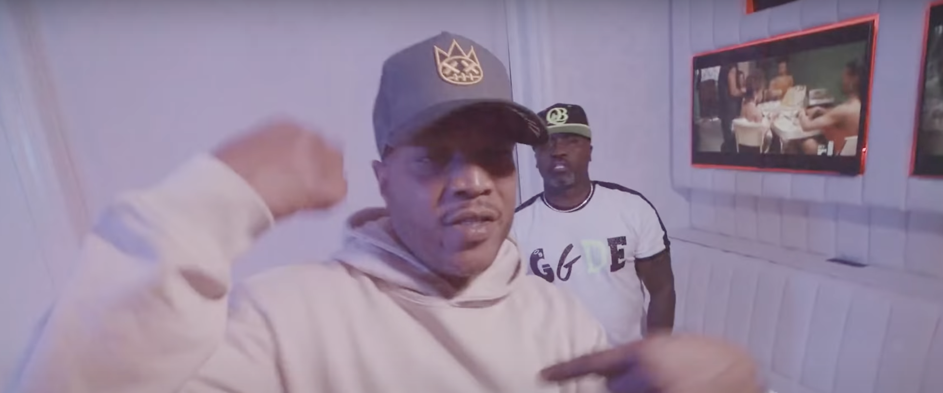 Wreckage Manner (L-R: Styles P, Havoc) in the 2021 music video for "Nightmares 2 Dreams"