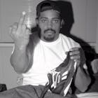 Sen Dog of Cypress Hill giving the middle finger