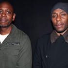 Dave Chappelle and Mos Def attend Jay-Z Performs At Webster Hall - Backstage at Webster Hall on April 26, 2019 in New York City