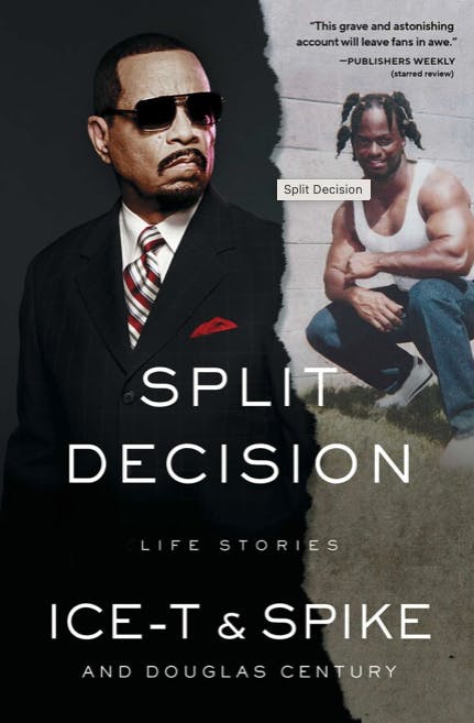 Ice T and Spike's 'Split Decision' book. 