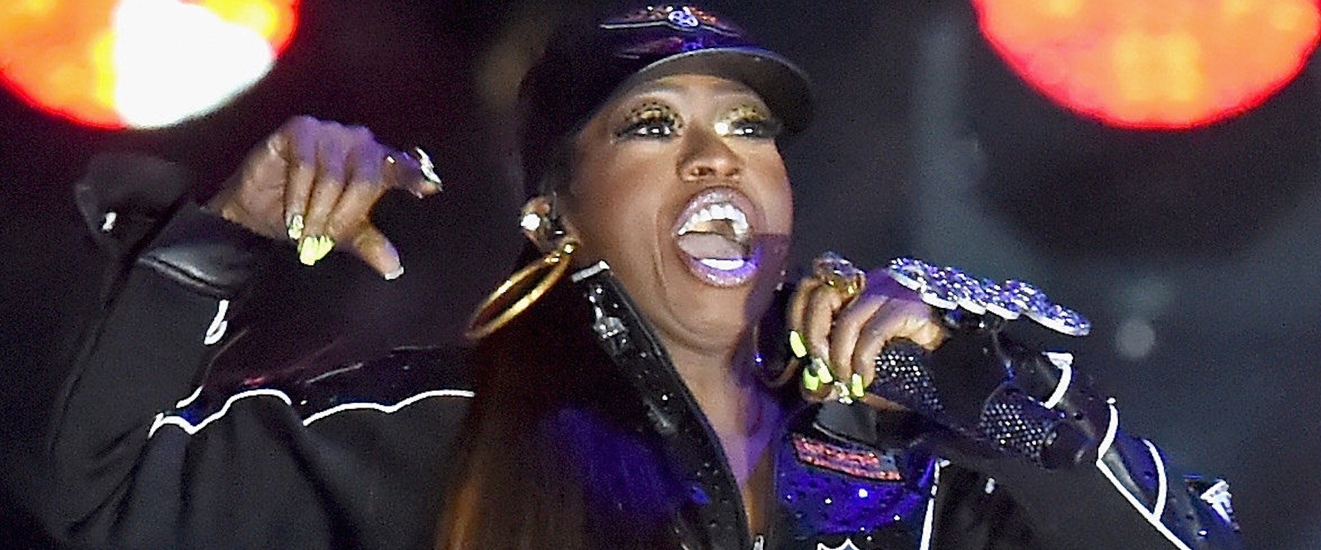 Recording artist Missy Elliott performs onstage during the Pepsi Super Bowl XLIX Halftime Show at University of Phoenix Stadium on February 1, 2015 in Glendale, Arizona.