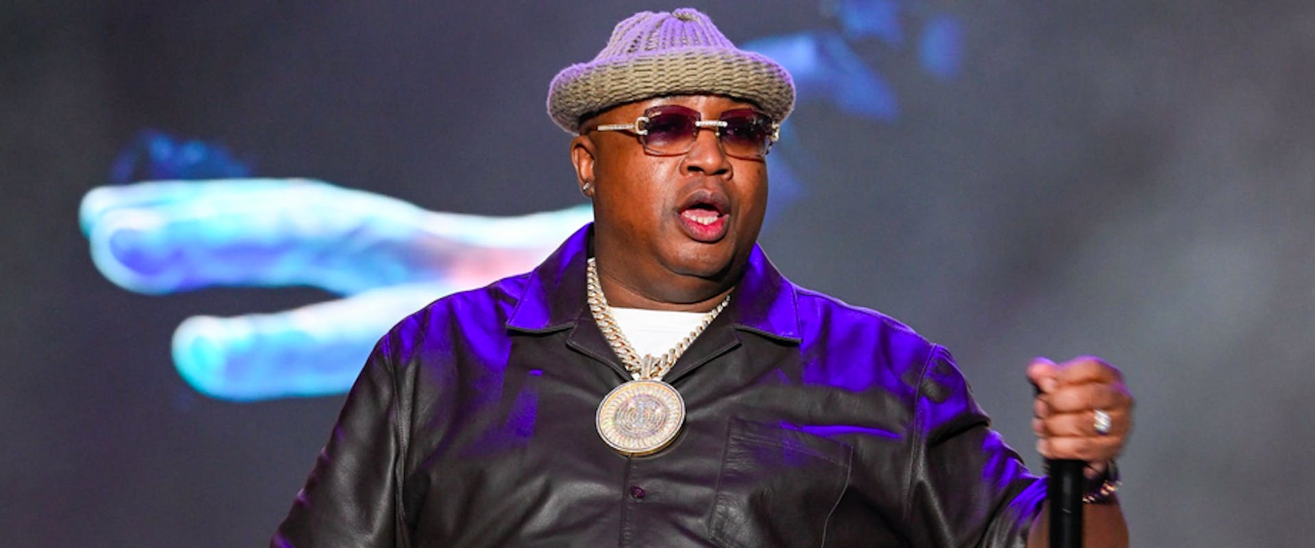 NAPA, CALIFORNIA - MAY 28: E-40 of Mount Westmore performs on Day 2 of BottleRock Napa Valley on May 28, 2022 in Napa, California.