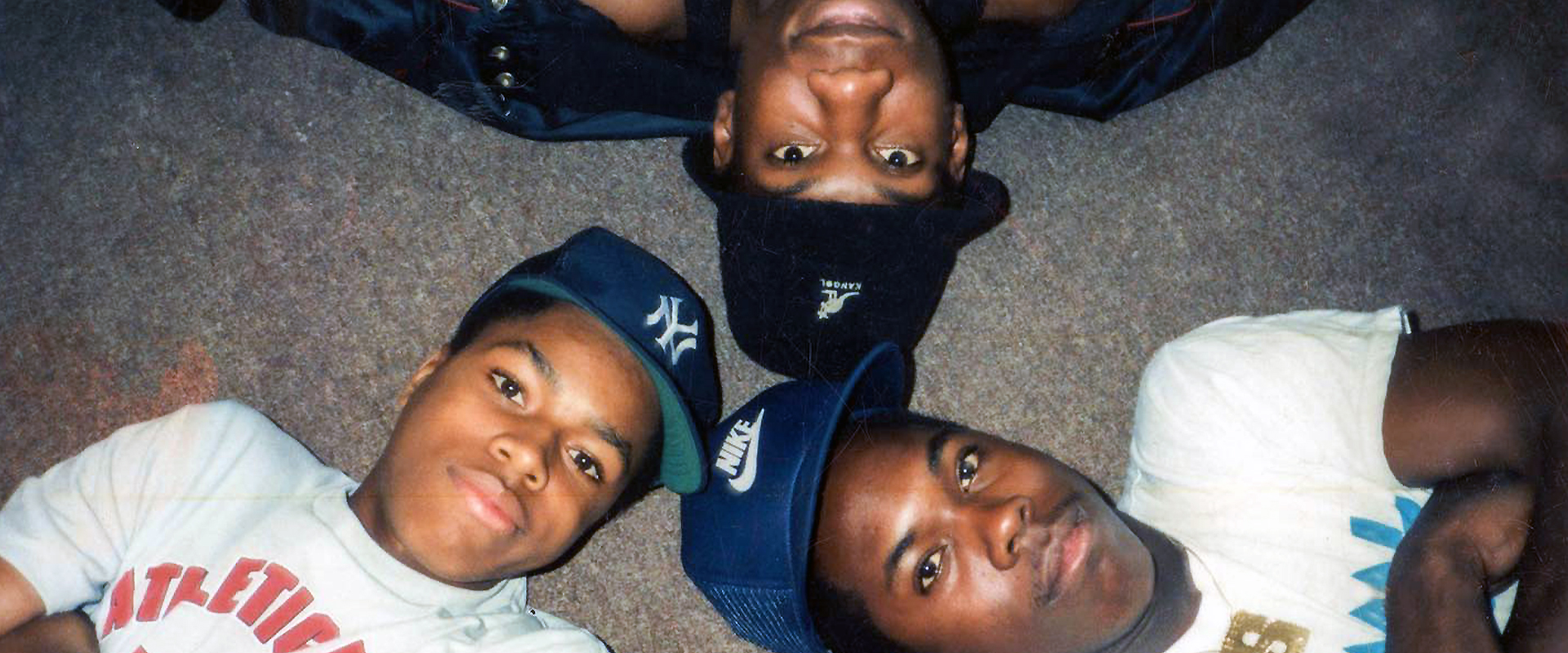 The members of Boogie Down Productions circa 1987 (clockwise, from left) D-Nice, KRS-One, DJ Scott La Rock