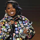 OXON HILL, MARYLAND - DECEMBER 05: Missy Elliott speaks onstage during 2019 Urban One Honors at MGM National Harbor on December 05, 2019 in Oxon Hill, Maryland. (Photo by Paras Griffin/Getty Images)