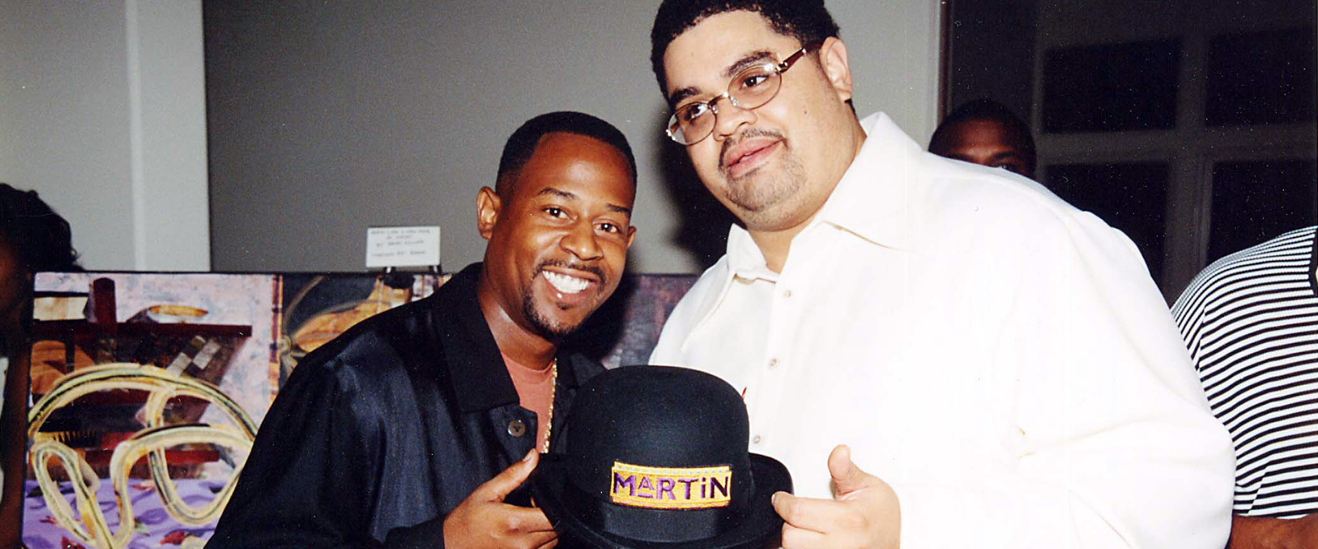 Martin Lawrence & Heavy D during Heavy D Party in Los Angeles, California, United States.