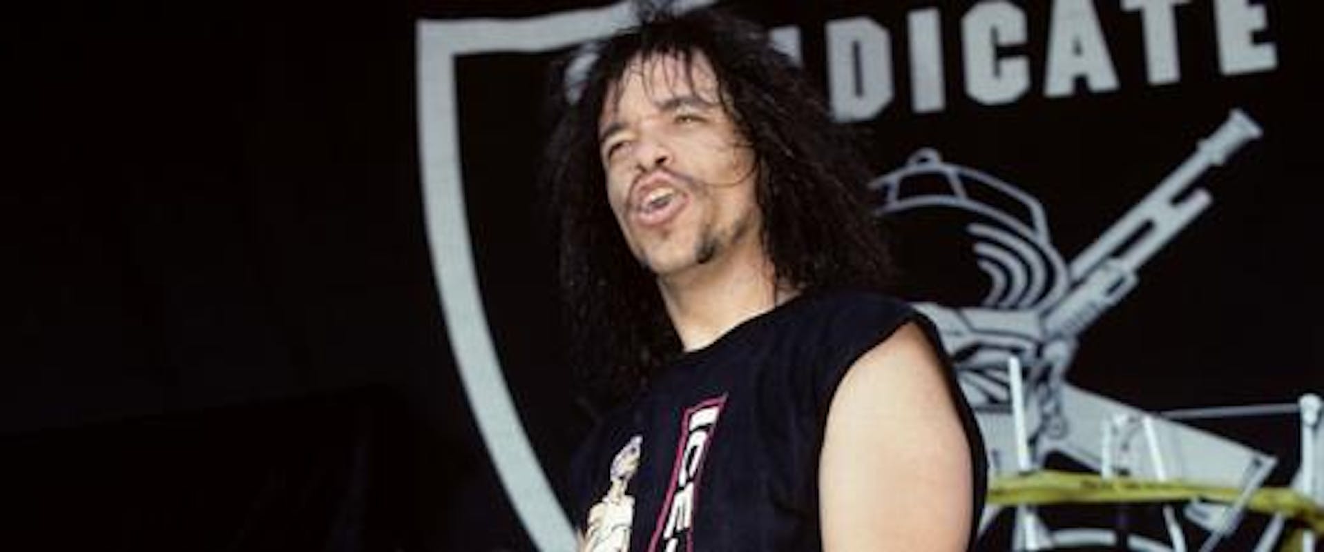 Ice-T performing his 1991 heavy metal track "Cop Killer"