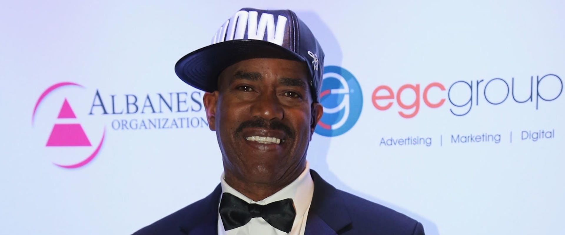 Rapper Kurtis Blow is inducted into the Long Island Music Hall of Fame at the Long Island Music Hall of Fame 5th Annual Gala at The Paramount Theater on October 23, 2014 in Huntington, New York.