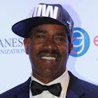 Rapper Kurtis Blow is inducted into the Long Island Music Hall of Fame at the Long Island Music Hall of Fame 5th Annual Gala at The Paramount Theater on October 23, 2014 in Huntington, New York.