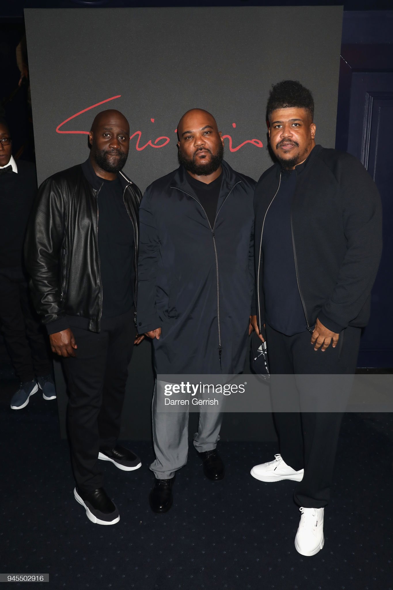 Kelvin Mercer Vincent Mason and David Jude Jolicoeur of De La Soul attend as Giorgio Armani hosts trunk show at the Giorgio's London event to celebrate the opening of the new Giorgio Armani and Armani/Casa boutiques on Sloane Street on April 12, 2018 in London, England. (Photo by Darren Gerrish/WireImage/Darren Gerrish for Giorgio Armani)