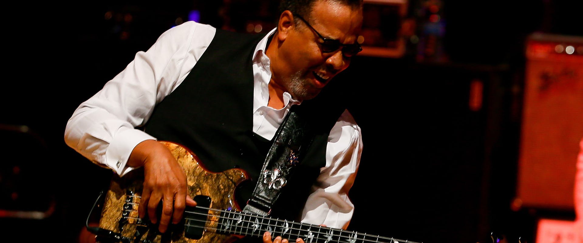 Stanley Clarke performs with his band at AASSM in Izmir, Turkey on October 15, 2019. (Photo by Evren Atalay/Anadolu Agency via Getty Images)