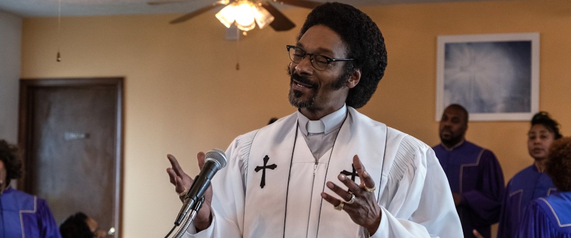 Snoop Dogg as Pastor Swift on BMF: BLACK MAFIA FAMILY