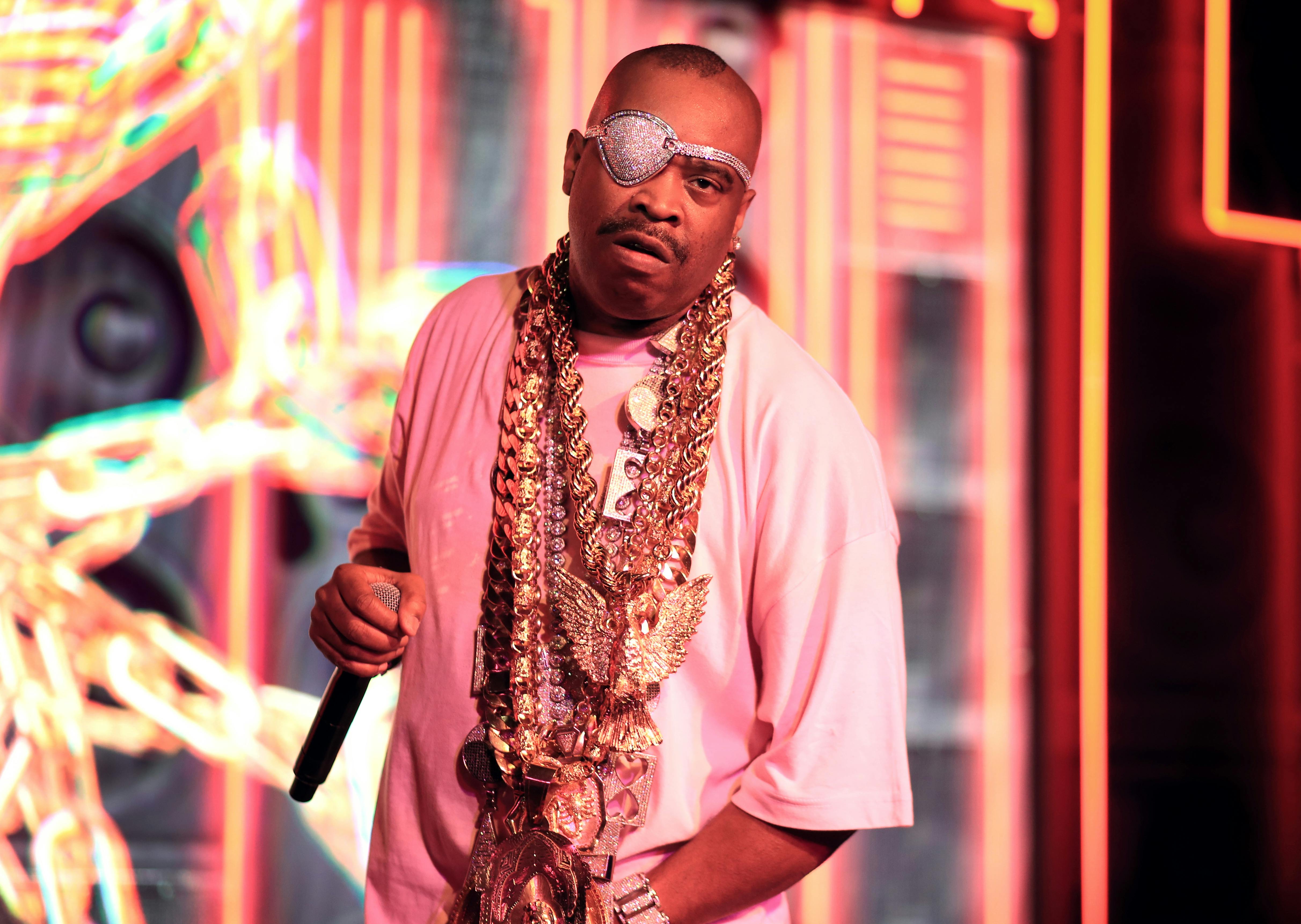 Slick Rick performs onstage during #TBT Night Presented By BuzzFeed at Mastercard House on January 25, 2018 in New York City.
