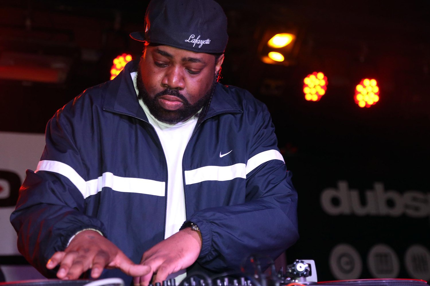 Lord Finesse spins at the 2015 DMC DJ Battle at Webster Hall on May 23, 2015, in New York City. 