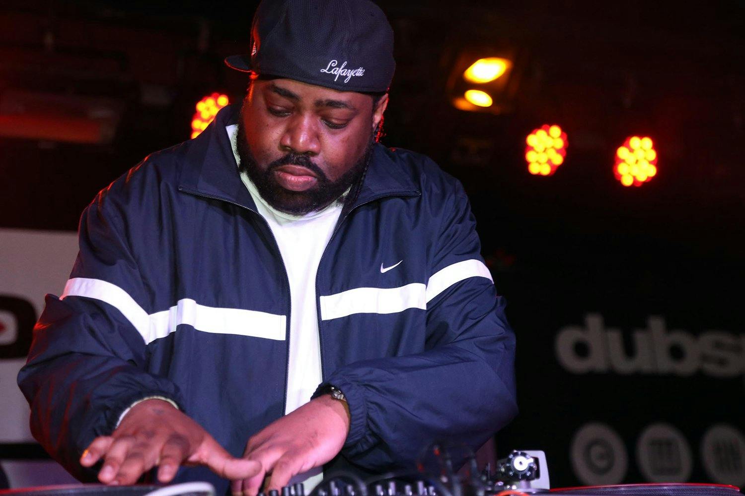 Lord Finesse spins at the 2015 DMC DJ Battle at Webster Hall on May 23, 2015, in New York City. 