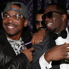 (L-R) Stevie J and Sean 'Diddy' Combs attend Compound Entertainment And Malibu Red GRAMMY Midnight Brunch 2013 at Bagatelle/STK on February 9, 2013 in West Hollywood, California. 