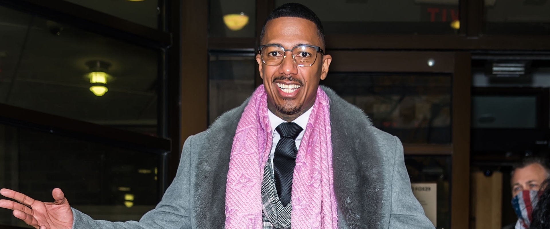 Nick Cannon is seen leaving Fox 29's 'Good Day' at FOX 29 Studios on November 02, 2021 in Philadelphia, Pennsylvania. 