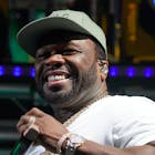 MANCHESTER, ENGLAND - JUNE 11: (EDITORIAL USE ONLY) 50 Cent performs on day 1 of Parklife Festival at Heaton Park on June 11, 2022 in Manchester, England