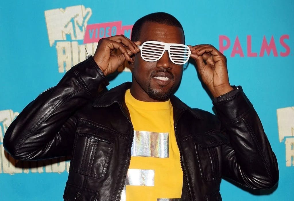 Kanye West attends the 2008 MTV VMAs