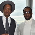 Jay-Z and Sean 'Diddy' Combs attend Roc Nation THE BRUNCH at One World Observatory on January 27, 2018 in New York City. (Photo by Kevin Mazur/Getty Images for Roc Nation)