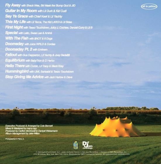 Lyrical Lemonade 'All is Yellow'