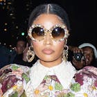 Rapper Nicki Minaj is seen leaving the Marc Jacobs Fall 2020 runway show during New York Fashion Week on February 12, 2020 in New York City. (Photo by Gilbert Carrasquillo/GC Images)
