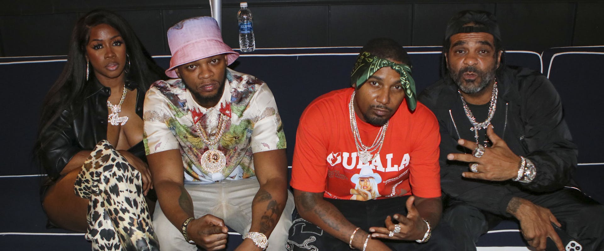 Remy Ma, Papoose, Juelz Santana, Jim Jones at Brooklyn Chop House in Times Square, on August 31, 2022