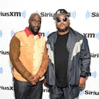 NEW YORK, NEW YORK - MARCH 02: (EXCLUSIVE COVERAGE) Rappers Posdnuos (L) and Maseo of the band De La Soul visit SiriusXM Studios on March 02, 2023 in New York City. 