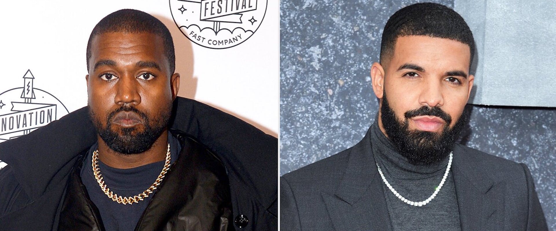 Kanye West and Drake