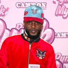 PERRIS, CALIFORNIA - OCTOBER 21: Rapper Cam'ron attends Cam'ron's Pynk Mynk Unveiling at Strains on October 21, 2020 in Perris, California.