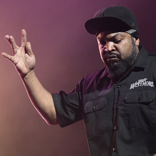 Ice Cube performs during the V101.1 Holiday Jam at Golden 1 Center on December 10, 2022 in Sacramento, California