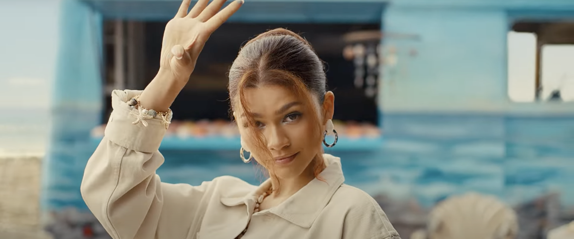 Zendaya in Square Space "Sally's Seashells" ad