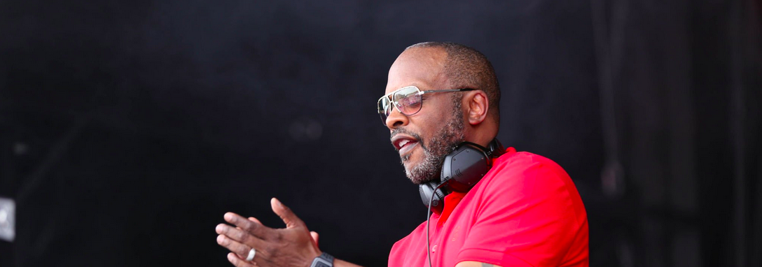 OXON HILL, MD - JUNE 11: DJ Jazzy Jeff spins onstage during Célébrez En Rosé - Washington, D.C. at The Plateau at National Harbor on June 11, 2022 in Oxon Hill, Maryland. 