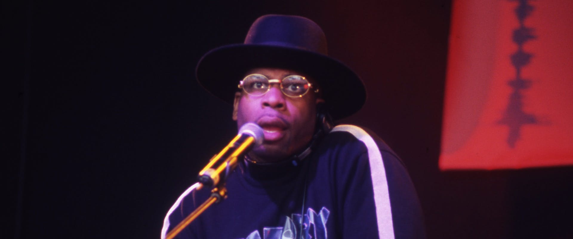 Jam Master Jay of Run DMC performs on stage at the Respect Festival, Finsbury Park, London, United Kingdom, 2001
